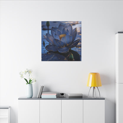 Kintsugi Lotus Flower in Dawn | Broken Beauty Canvas Art
