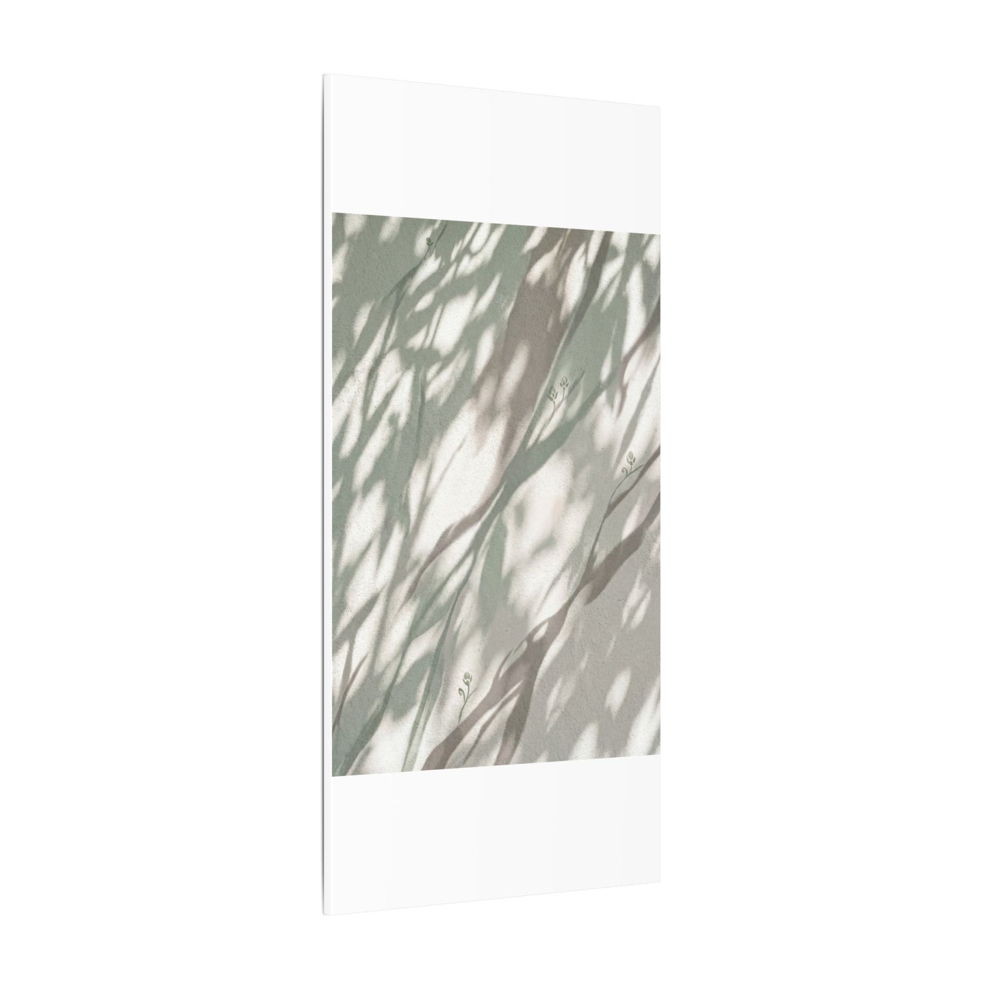 Japandi Shadow Play in Dappled | Japanese Pattern Canvas Art