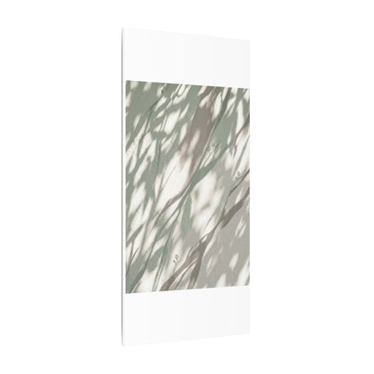 Japandi Shadow Play in Dappled | Japanese Pattern Canvas Art