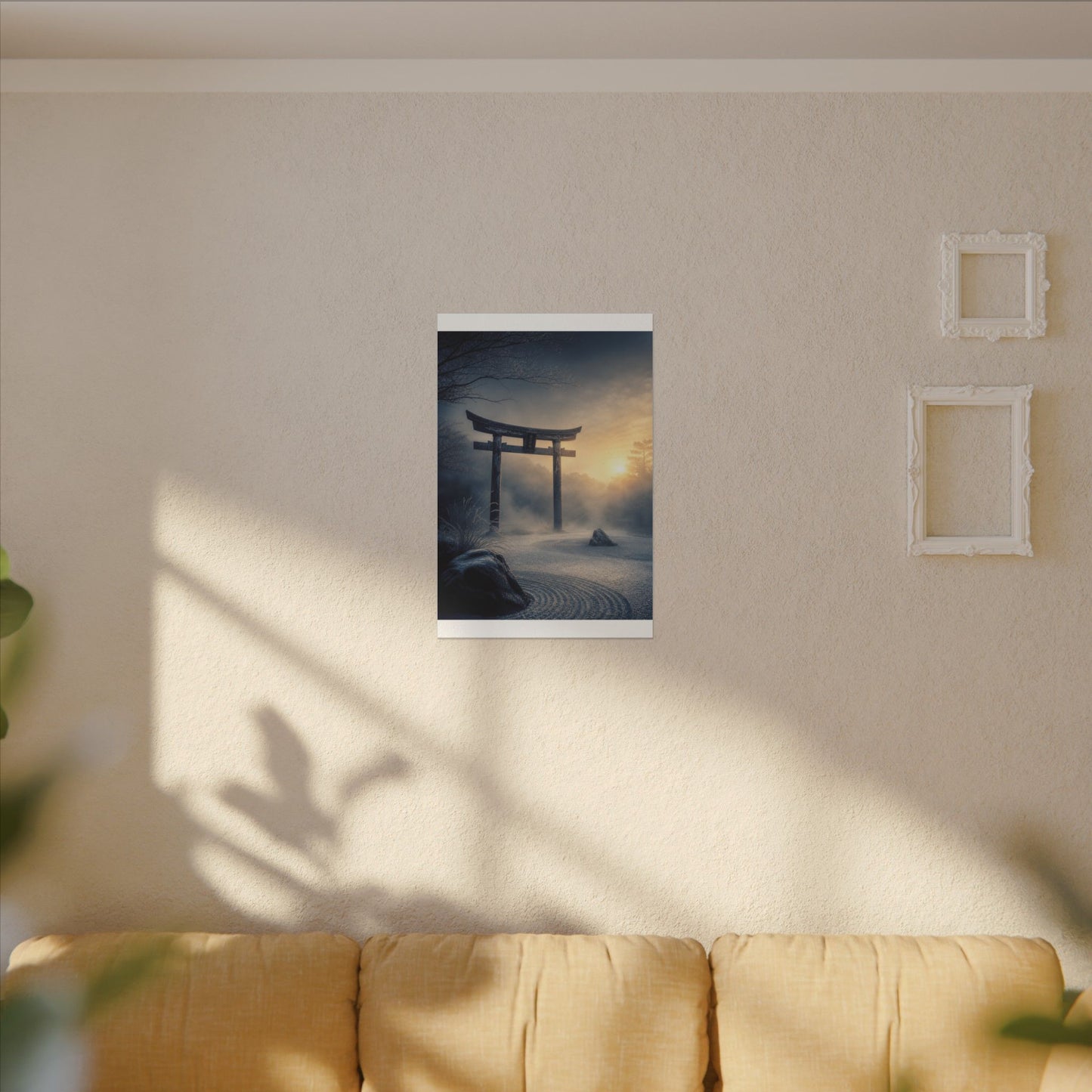 Zen Torii Gate in Golden Hour | Karesansui Canvas Art