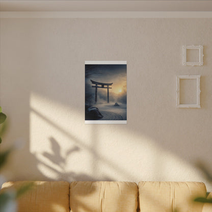 Zen Torii Gate in Golden Hour | Karesansui Canvas Art