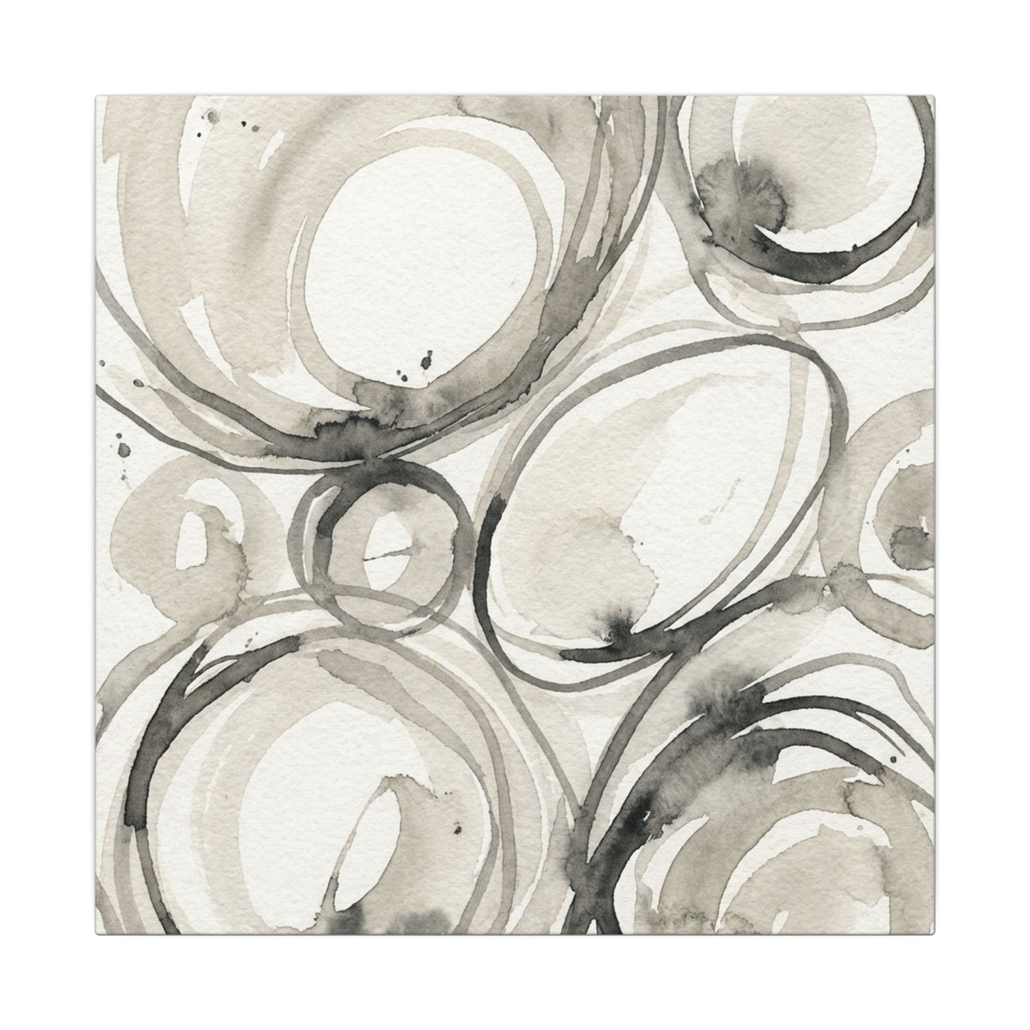 Handcrafted Feel Japandi Watercolor Canvas Art