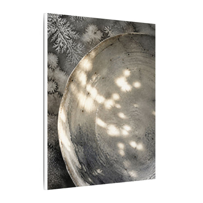Ceramic Bowl Watercolor Canvas Art | Warm Japandi Art