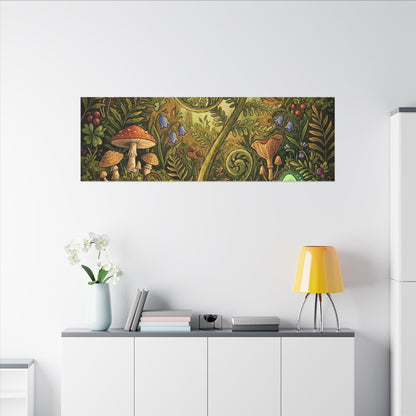 Elegant Ceramic Bowl Canvas Art - Minimal Line Japandi