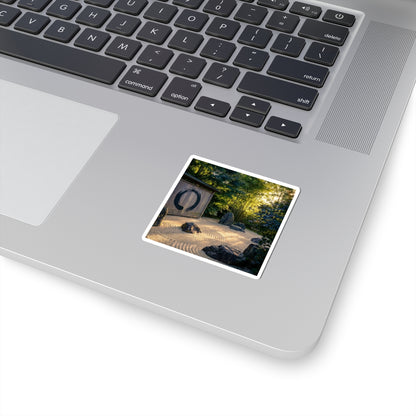 Summer Rock Garden Enso Sticker | Tranquil Decor