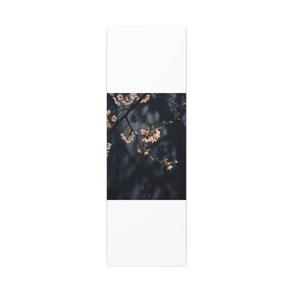 Cherry Blossom Moody Minimal Canvas Art | Bold Dark Japandi Art
