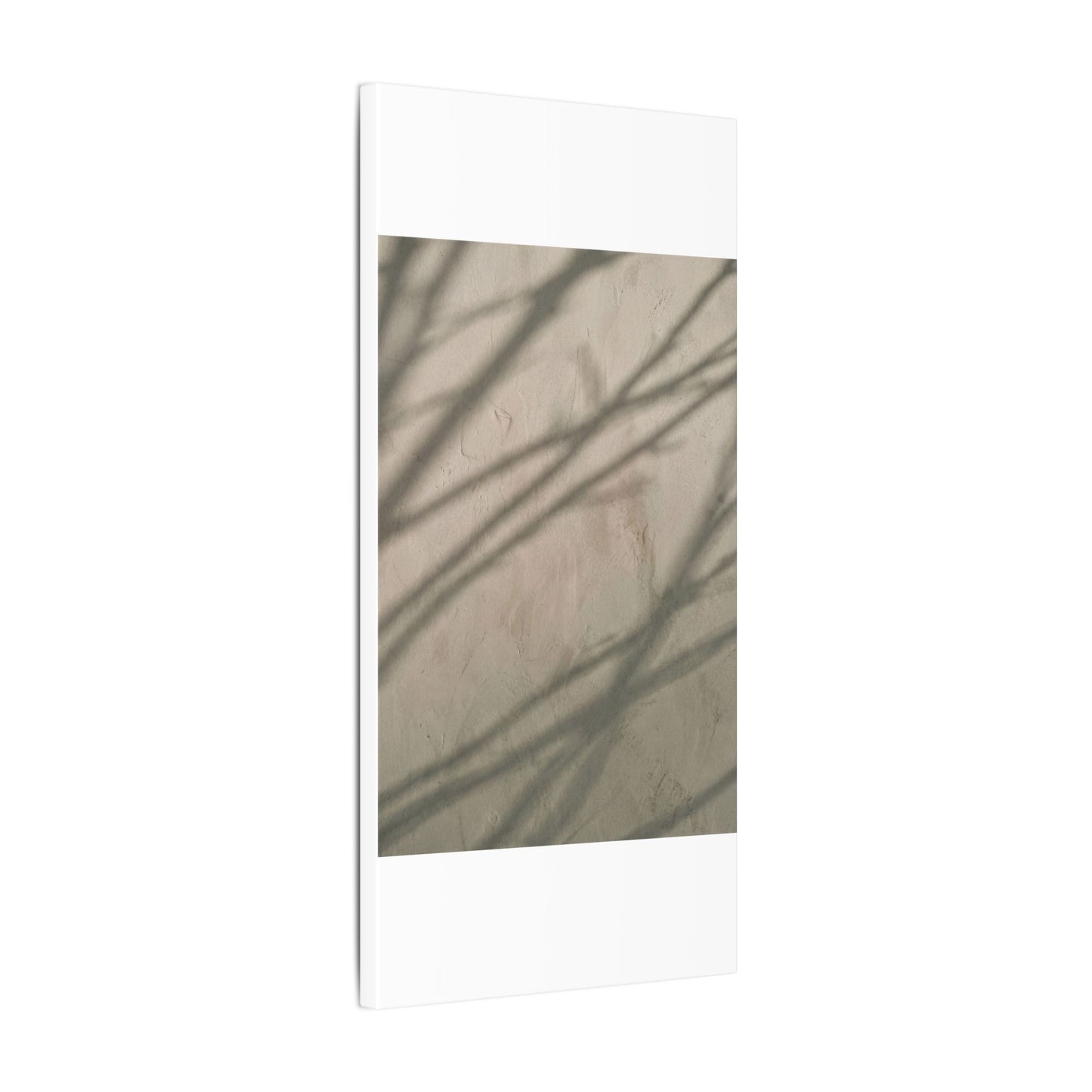 Shadow Play Japanese Pattern Canvas Art | Warm Japandi Art