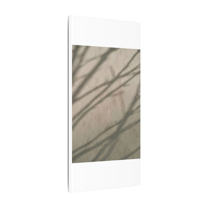Shadow Play Japanese Pattern Canvas Art | Warm Japandi Art