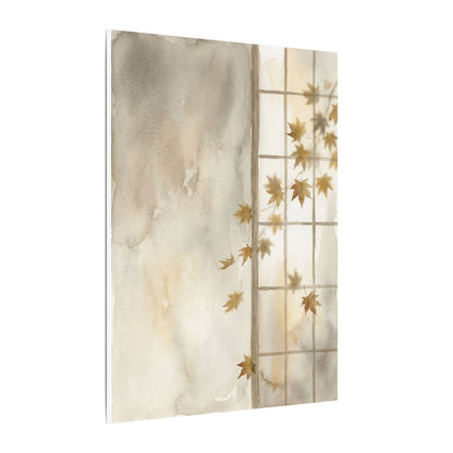 Warm Shoji Screen Canvas Art - Watercolor Japandi