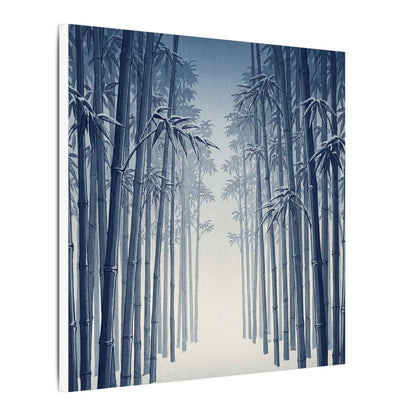 Bamboo Grove Canvas Art | Winter Zen Ukiyo E Inspired Art