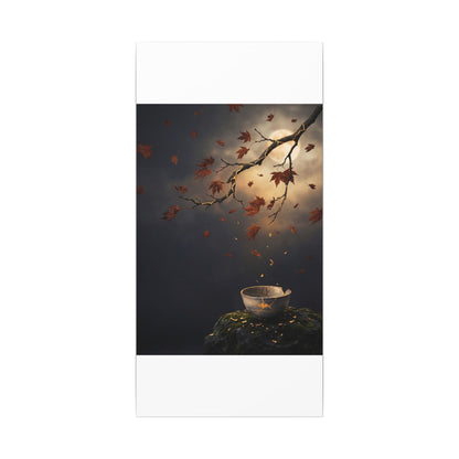 Moonlit Garden Gold Repair Canvas Art | Beautiful Kintsugi Art