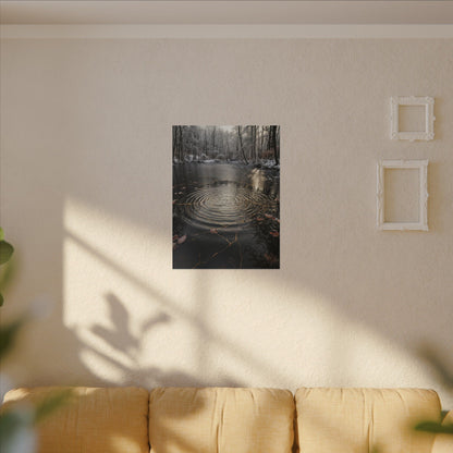 Water Ripple Broken Beauty Canvas Art | Artful Kintsugi Art