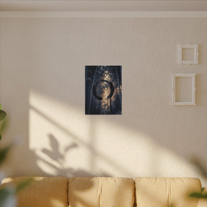Bamboo Grove Canvas Art | Winter Zen Enso Art