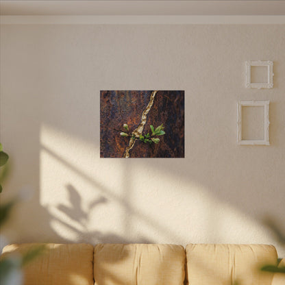 Overcast Rust Patina Canvas Art - Kintsugi Datsuzoku