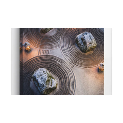 Candlelight Rock Garden Canvas Art - Japandi Ma Art Print