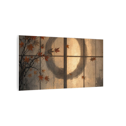 Shoji Screen Texture Canvas Art | Earthy Japandi Art