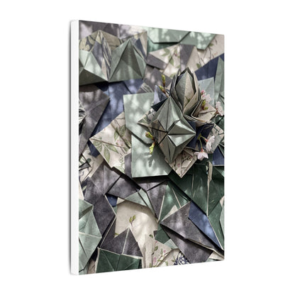 Shibui Paper Fold Canvas Art - Japandi Japanese Pattern