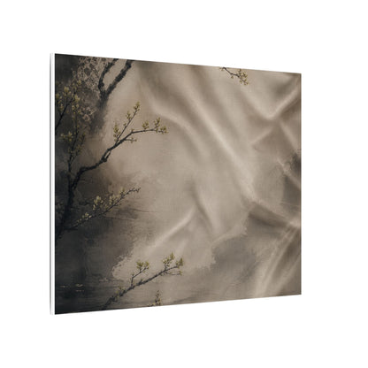Silk Drape Canvas Art | Spring Japandi Japanese Pattern Art