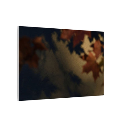 Shadow Play Canvas Art | Autumn Dark Japandi Moody Minimal Art