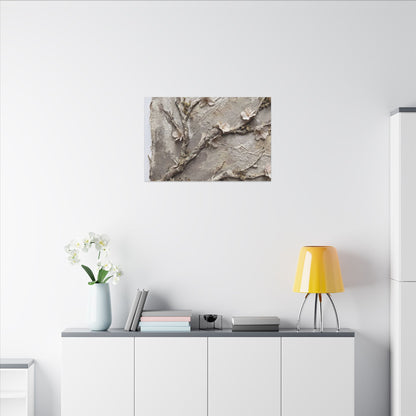Summer Cherry Blossom Texture Canvas Art | Earthy Decor