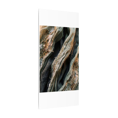 Silk Drape Winter Canvas Art | Japandi Cozy Design