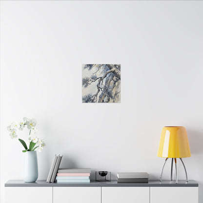 Moonlight Pine Tree Canvas Art - Japandi Seijaku