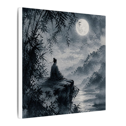 Ink Brushstroke Sumi E Canvas Art | Serene Zen Art