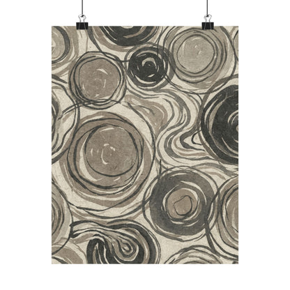 Wabi-sabi Pattern Japandi Japanese Pattern Wall Art Print | Wabi-sabi Pattern Japanese Pattern Art Print