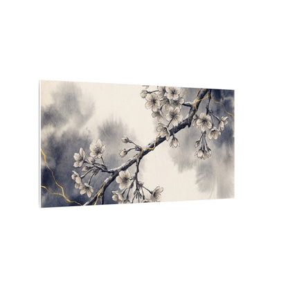Ma Cherry Blossom Canvas Art - Kintsugi Gold Vein
