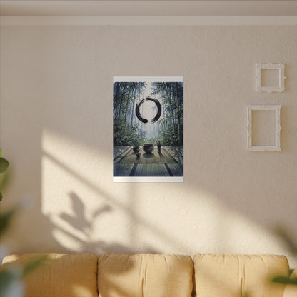 Seijaku Tea Ceremony Canvas Art - Zen Enso