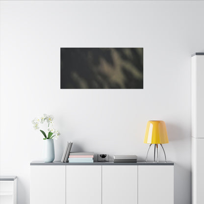 Dappled Shadow Play Canvas Art - Dark Japandi Ma