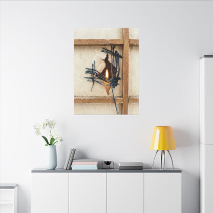 Winter Shoji Screen Broken Beauty Canvas Art | Resilient Decor