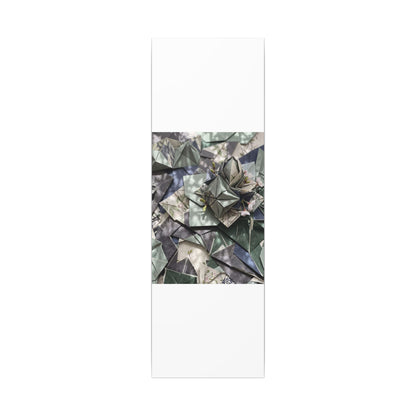 Shibui Paper Fold Canvas Art - Japandi Japanese Pattern