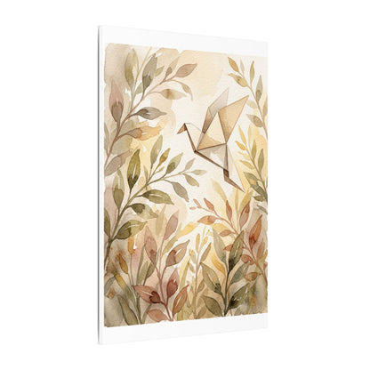 Fukinsei Paper Fold Canvas Art - Japandi Watercolor