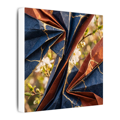 Spring Ceramic Bowl Watercolor Canvas Art | Warm Decor