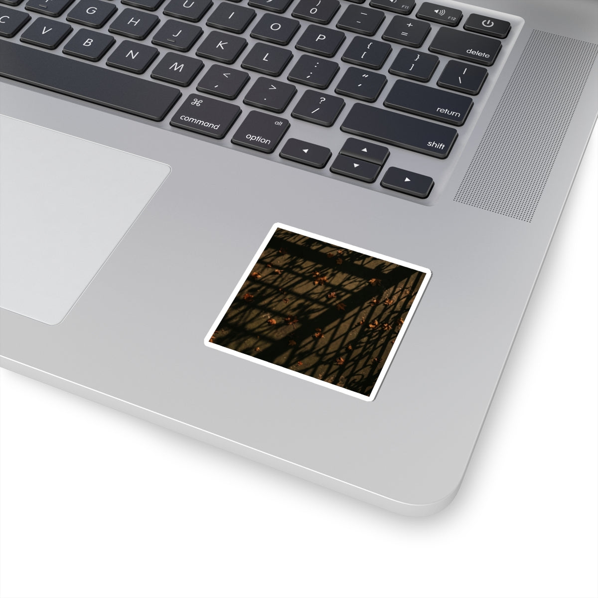 Shadow Play Sticker | Autumn Dark Japandi Moody Minimal Art