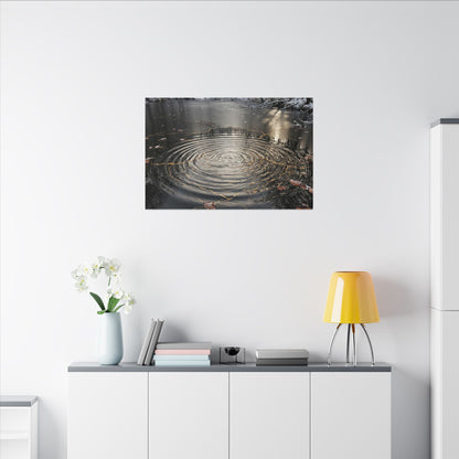 Water Ripple Broken Beauty Canvas Art | Artful Kintsugi Art