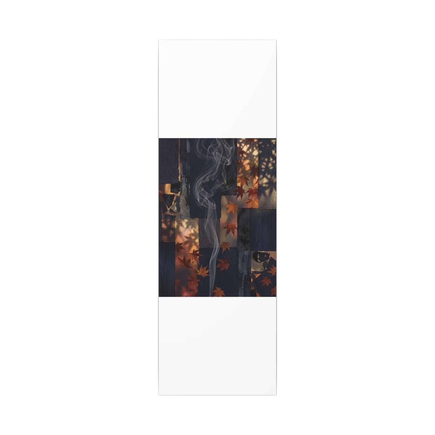 Autumn Incense Smoke Dark Texture Canvas Art | Sophisticated Decor