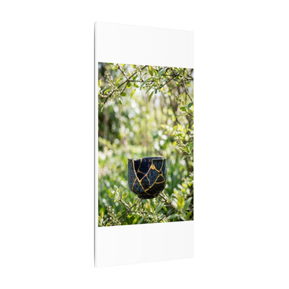 Kintsugi Broken Pottery in Dappled | Broken Beauty Canvas Art