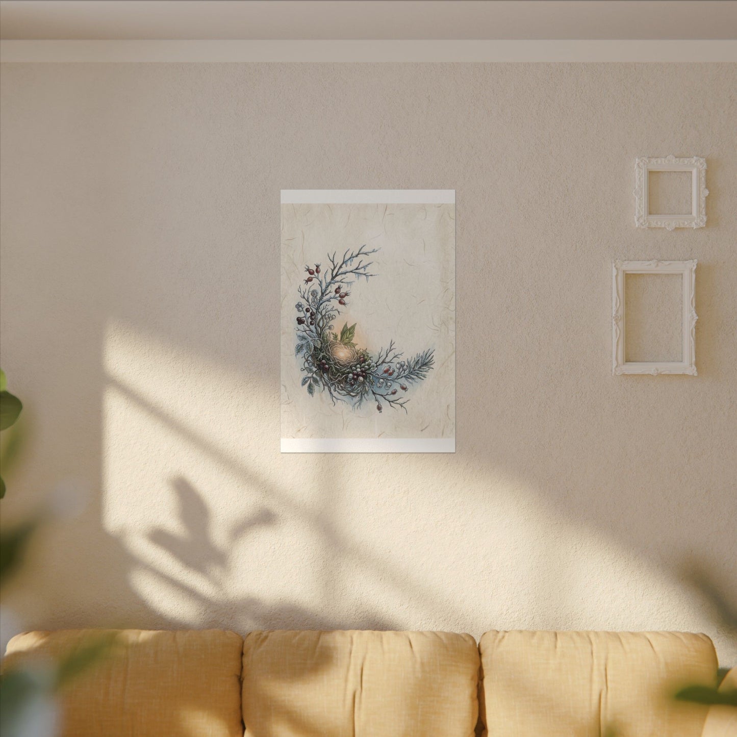 Winter Shoji Screen Forest Whimsy Canvas Art | Enchanting Decor