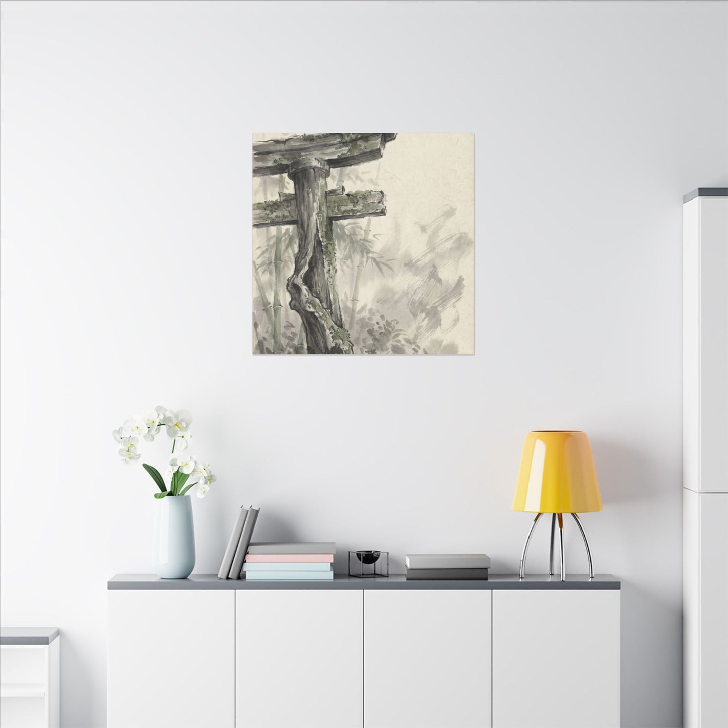 Torii Gate Summer Canvas Art | Zen Tranquil Design