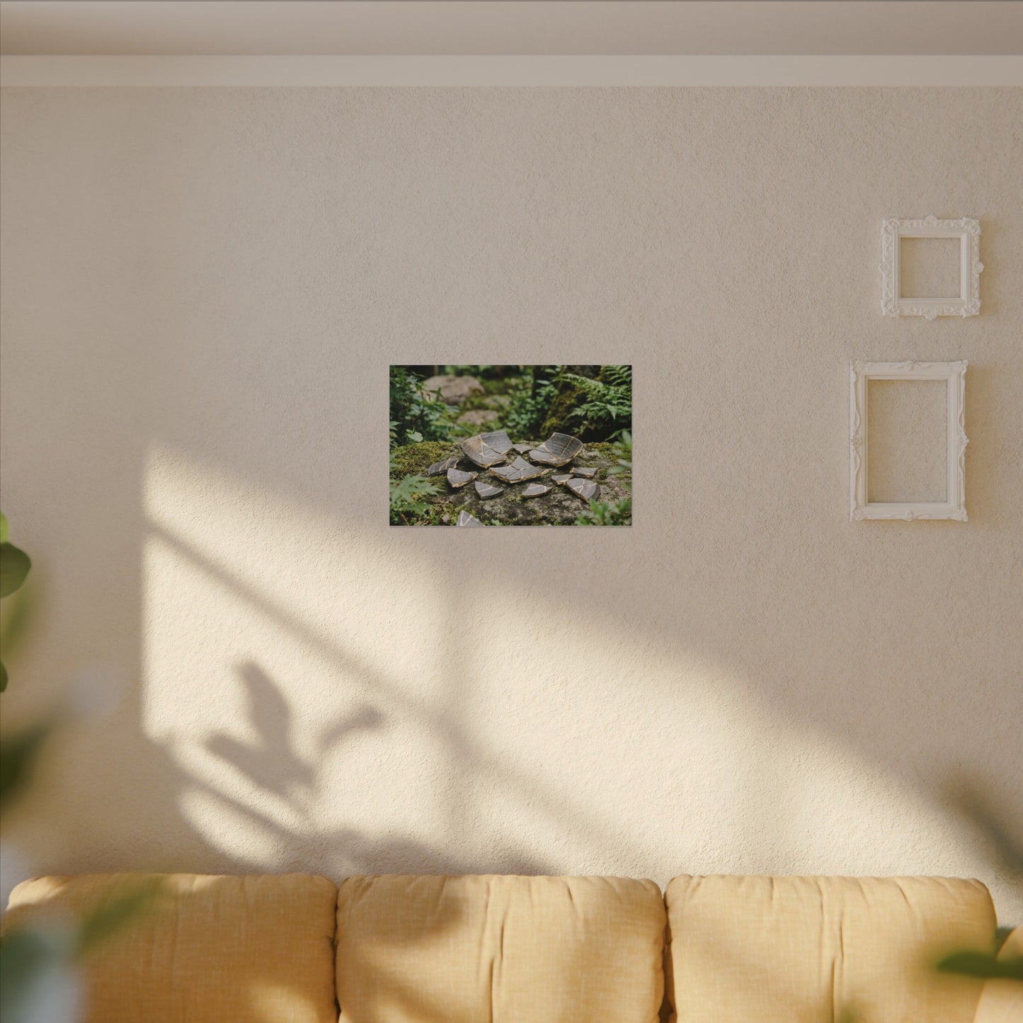 Summer Broken Pottery Gold Repair Canvas Art | Resilient Decor