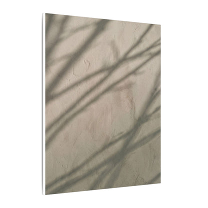 Shadow Play Japanese Pattern Canvas Art | Warm Japandi Art