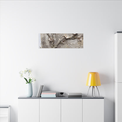 Summer Cherry Blossom Texture Canvas Art | Earthy Decor