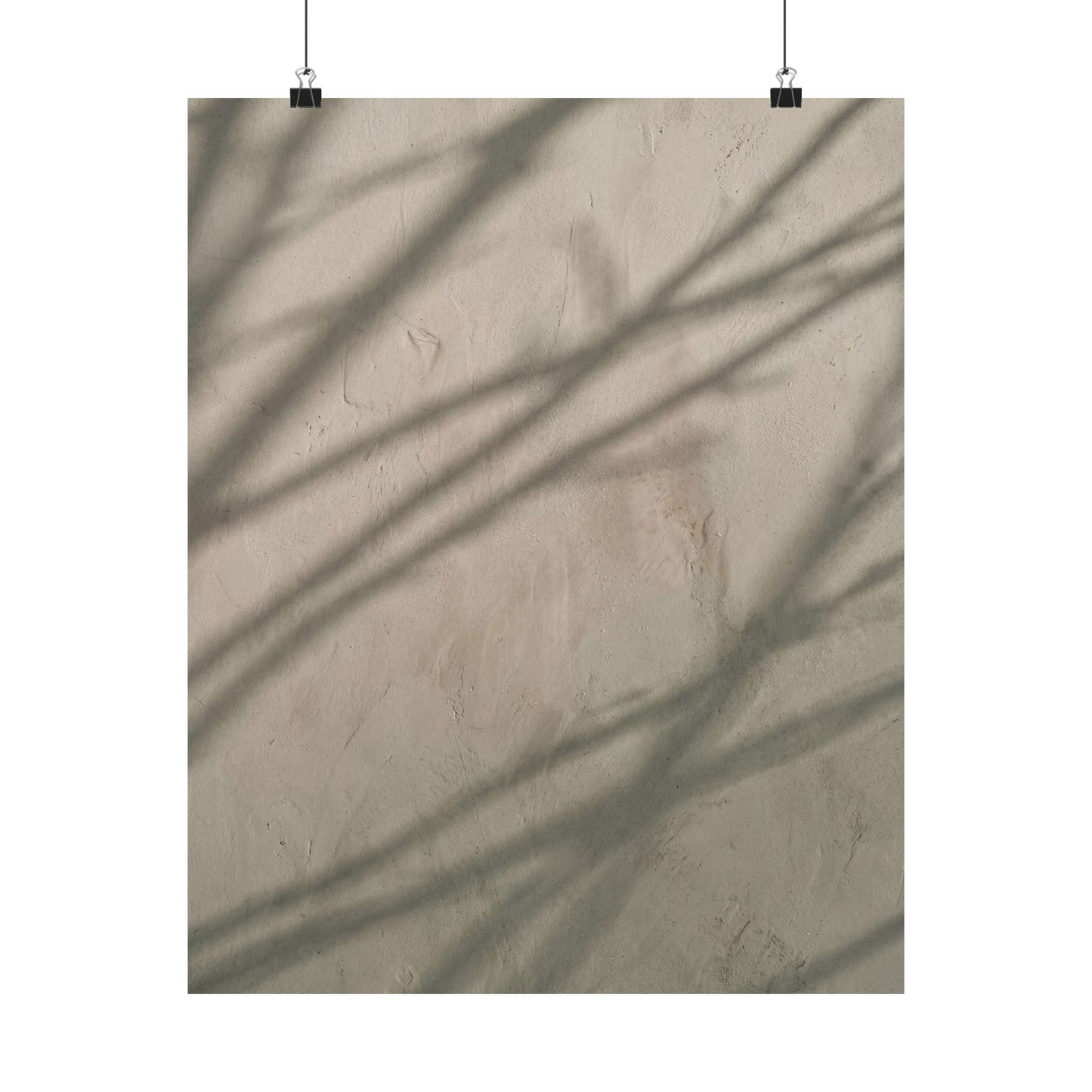 Winter Shadow Play Japanese Pattern Wall Art Print | Warm Decor