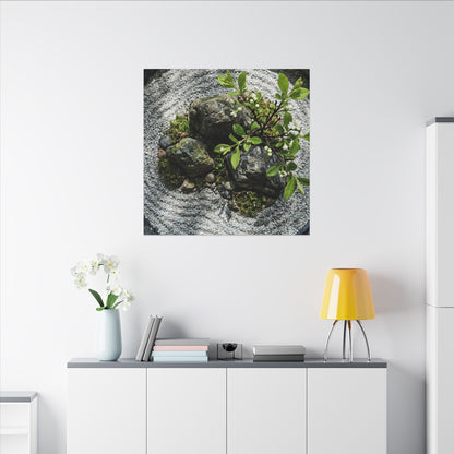 Zen Ceramic Bowl in Dappled | Karesansui Canvas Art