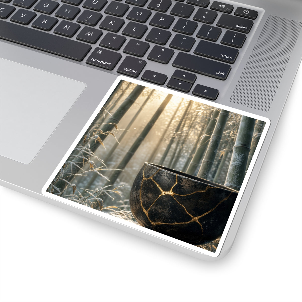 Bamboo Grove Gold Repair Sticker | Beautiful Kintsugi Art