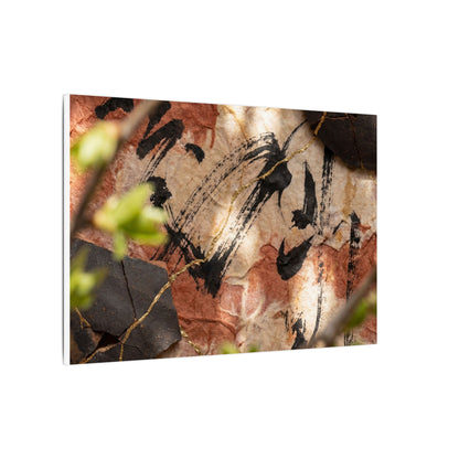 Datsuzoku Ink Brushstroke Canvas Art - Kintsugi Gold Repair