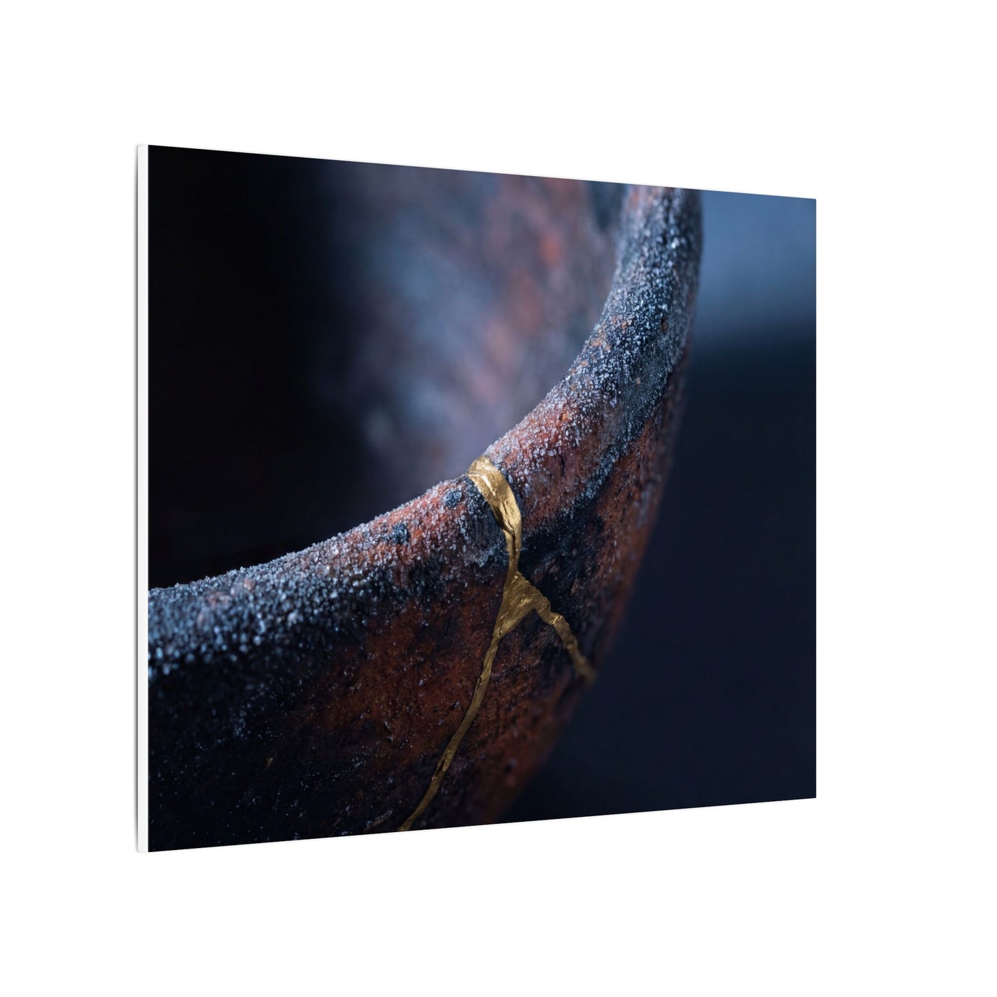 Artful Ceramic Bowl Canvas Art - Broken Beauty Kintsugi