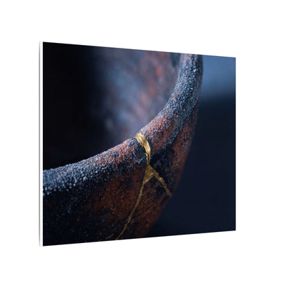 Artful Ceramic Bowl Canvas Art - Broken Beauty Kintsugi